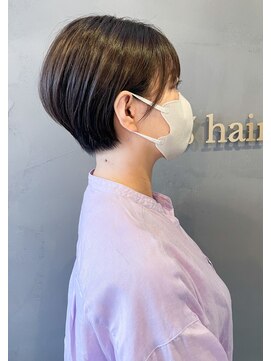 ニジュウニパーセント(22%) 大人可愛い３０代４０代５０代　小顔ショートヘア　船橋ヘア