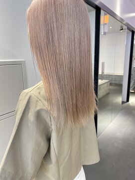 ゲーム 原宿店(GAME) ミルクティーベージュ/ダブルカラー/ケアブリーチ/髪質改善/原宿