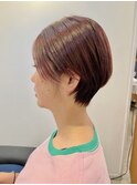 【Lib】襟足スッキリ!20代30代40代大人かわいいひし形ショート