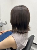 Second   × 外ハネスタイル