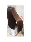 髪質改善酸性ストレート　アッシュベージュ　(池袋)　髪質改善