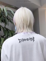 ヴェルデ(Verde)&nbsp;ウルフカット ホワイトデザイン ダブルカラー ホワイトカラー