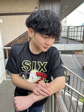 アイズ 海老名(AIZU) 波巻きパーマ 波巻きスパイラルパーマ メンズパーマ マッシュ