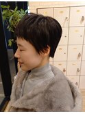 【佐々木美香】ショートバング×ベリーショート