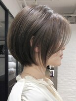 ソワネ 表参道(soigne)&nbsp;表参道大人ショートボブ顔周りレイヤーカットくびれショート40代