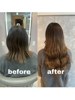 ガルボヘアー 心斎橋店(garbohair)&nbsp;アメ村×グラデーション×エクステ