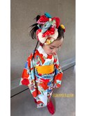 子供ヘアセットメイク