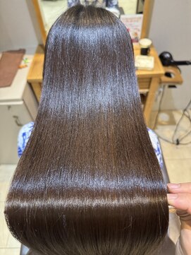 ジーナ 船橋(Zina) 髪質改善＊ロングレイヤーグレーベージュ＊美髪【Zina板橋】