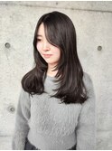 ロングレイヤー&顔周りカット　担当寺尾