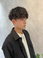 メンズサロン ルーブ 新潟(メンズサロンLOOB)&nbsp;波巻きパーマメンズマッシュウルフカットツイストパーマ刈り上げ