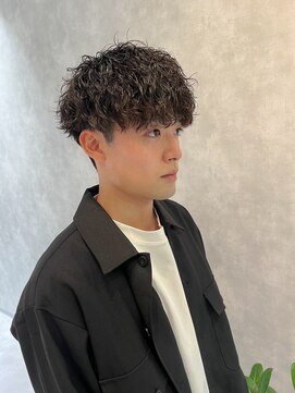 メンズサロン ルーブ 新潟(メンズサロンLOOB) 波巻きパーマメンズマッシュウルフカットツイストパーマ刈り上げ