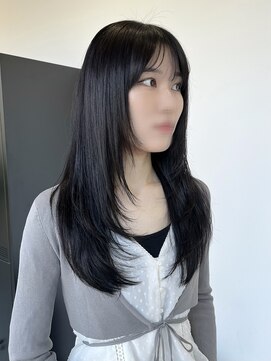黒髪レイヤーカット【町田】