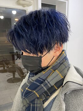 エルマーク 梅田(L-MARK) メンズパーマ/ツイストスパイラル/サーフカール/men's/眉毛