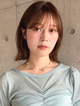 ガーデンヨコハマ(GARDEN YOKOHAMA) ボブレイヤー　外ハネ　ココアブラウン　ミルクティーブラウン