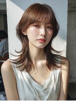 テーラヘアー 五井(TELA HAIR)&nbsp;軽めくびれミディアムウルフレイヤー【TELAHAIR五井】