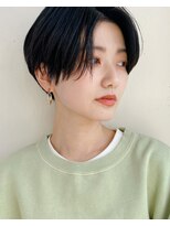 パザパ 成沢店(pa.za.pa.)&nbsp;黒髪ハンサムショート/韓国風暗髪/20代30代40代