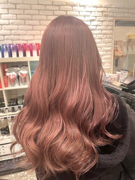 ディフィーノ 赤坂(DIFINO) レイヤーカット/ピンクベージュ/ロングレイヤー