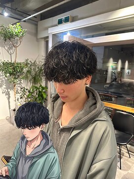 オム グランド(HOMME GRAND) 【藤田翔吾】ルーズパーマ