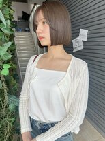 ロックス バイ マグ 松本(rocks BY MAG)&nbsp;ミルクティーベージュ透明感ボブ艶髪小顔ヘア