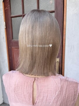 ロッソ ヘアアンドスパ 獨協大学前店(Rosso Hair&SPA) Silkymilk tea