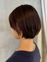 キリ 逗子(kiri)&nbsp;逗子葉山丸みショートボブ耳かけショートボブショートカットY278
