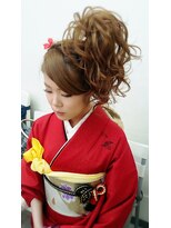 ヘアーメイク ティアラ(Hair make Tiara)&nbsp;成人式スジ盛りヘア☆+゜
