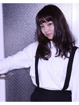 ヘア アンドメイク キヨシ(Hair and Make kiyoshi) kiyoshi/ナチュラル ＊大人可愛いオン眉パールラベンダー＊