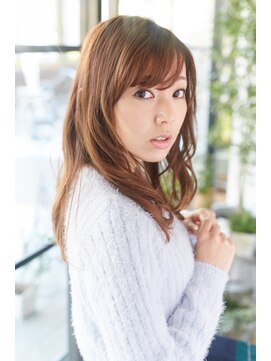 フレイムス ヘアアンドリラックス 吉川店(Frames hair&relax) カジュアル内巻きセミロング