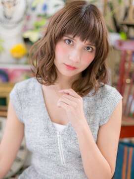 カバーヘア ブリス 上尾西口店(COVER HAIR bliss) *bliss上尾*くせ毛風リラクシーウェーブ小顔ロブa!