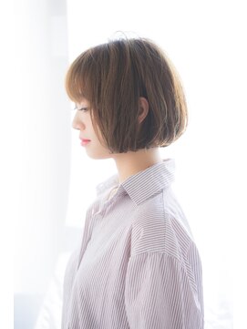 ヘアメイクスタジオ アビール 調布(abi‐ru) フラットボブ