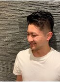 サイドパートフェード〈理容室〉メンズ/八重洲/日本橋/床屋