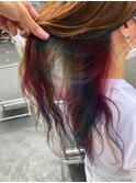 ギャラクシーオーロラカラーロング