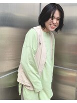 ヘアーメイクオズ(hair make O/S)&nbsp;【KON】ミニウルフボブ_セシルカットココアブラウン