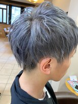 アールモンドヘア新世界&nbsp;ブルーシルバーcolour♪