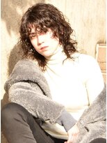 ノクターン 池袋(NOCTURNE)&nbsp;暗めカラーの濡れツヤウェーブ