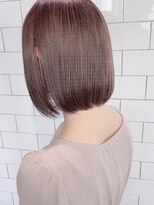 ブルー(BLUE)&nbsp;《Blue》#シアーモーヴピンク#ケアブリーチ#ミニボブ