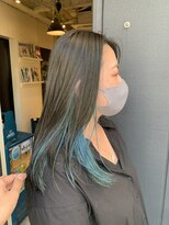 ロロ(ro-ro)&nbsp;【恵比寿ro-ro】インナーカラー×コバルトブルー