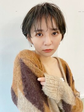 ベイルーム(BAYROOM by HONEY omotesando) 【BAYROOM】大人かわいい束感ショート×セピアグレージュ