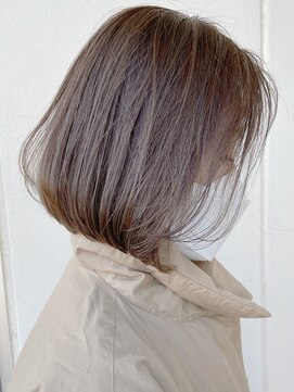 ルーファス 恵比寿 渋谷(Ruufus) 大人前下がりベージュアッシュボブ【Ruufus恵比寿渋谷】2203