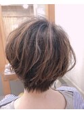 【elua by clap】大人可愛い20代30代40代ショート/ハイライト