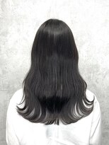 デミヘアー(Demi hair)&nbsp;透けグレージュカラー×ゆるふわウェーブ
