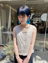 マイル 渋谷(mile)&nbsp;ネイビーブルー×ショート