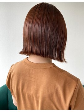 キティン 吉祥寺(kitin) 《kitin吉祥寺》　オレンジ　ブラウン　ボブ