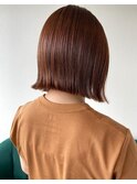 《kitin吉祥寺》 オレンジ ブラウン ボブ