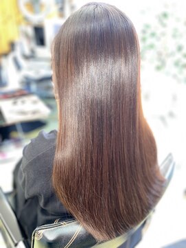 エルモア美容室 【極上のツヤツヤ髪】ヘアカラーとメテオ髪質改善うる艶髪