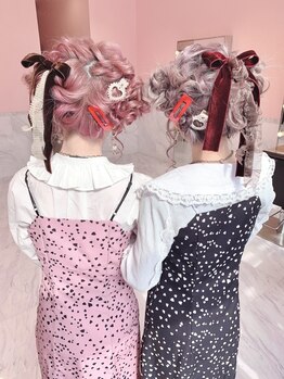 ルイ(LOUIS)の写真/九州でヘアメと言ったらLOUISで決まり！沢山のイベントヘアをお任せ頂いてます♪お友達と一緒にご来店もOK