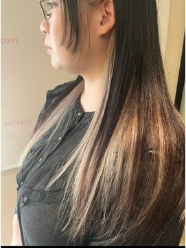 キャトルセゾン(quatre saisons) ブラック×ホワイトアッシュ