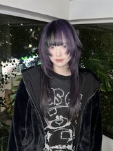 キイ 原宿 表参道(K.e.y) デザインカラー/ロングレイヤー/ロングウルフ