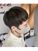 大人マッシュ×セクションカラー