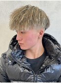 パイルツイスト×金メッシュ